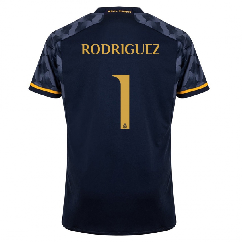 Niño Camiseta Misa Rodriguez #1 Azul Oscuro 2ª Equipación 2023/24 La Camisa Perú