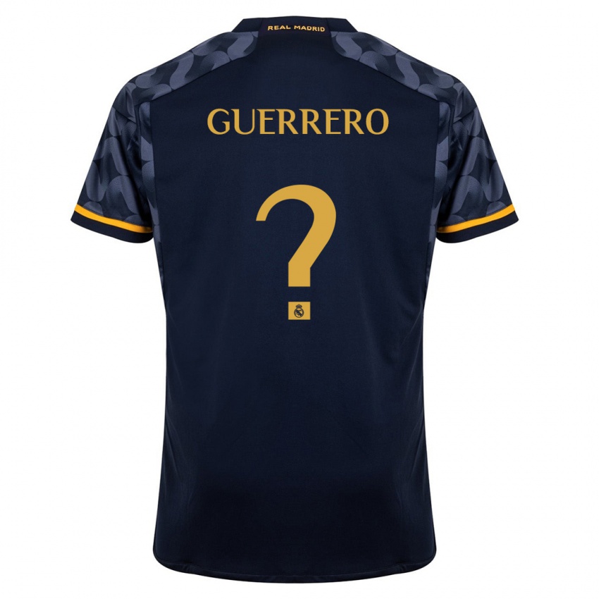 Niño Camiseta Julen Guerrero #0 Azul Oscuro 2ª Equipación 2023/24 La Camisa Perú