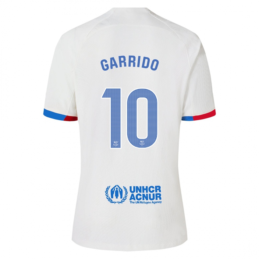 Niño Camiseta Aleix Garrido #10 Blanco 2ª Equipación 2023/24 La Camisa Perú