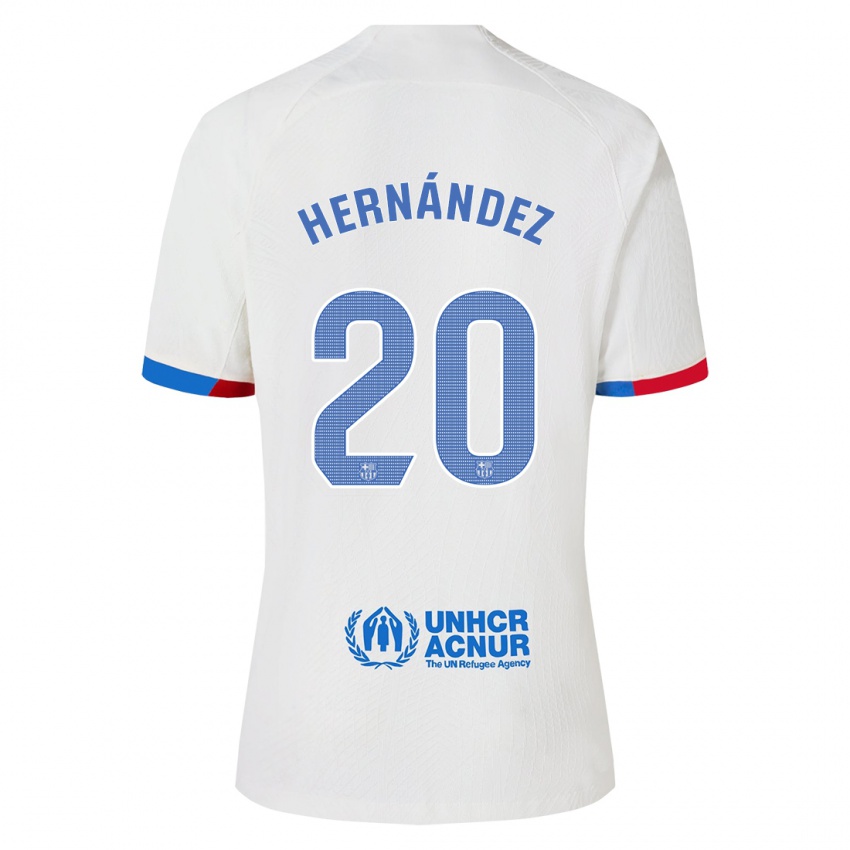 Niño Camiseta Unai Hernández #20 Blanco 2ª Equipación 2023/24 La Camisa Perú