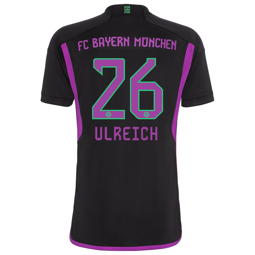 Niño Camiseta Sven Ulreich #26 Negro 2ª Equipación 2023/24 La Camisa Perú