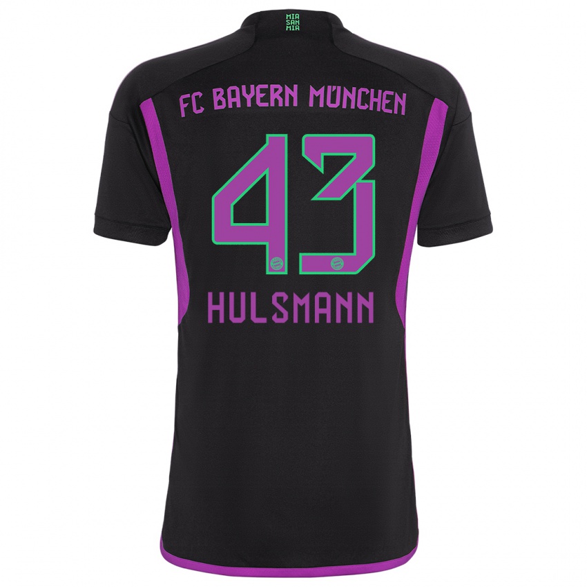 Niño Camiseta Tom Hulsmann #43 Negro 2ª Equipación 2023/24 La Camisa Perú