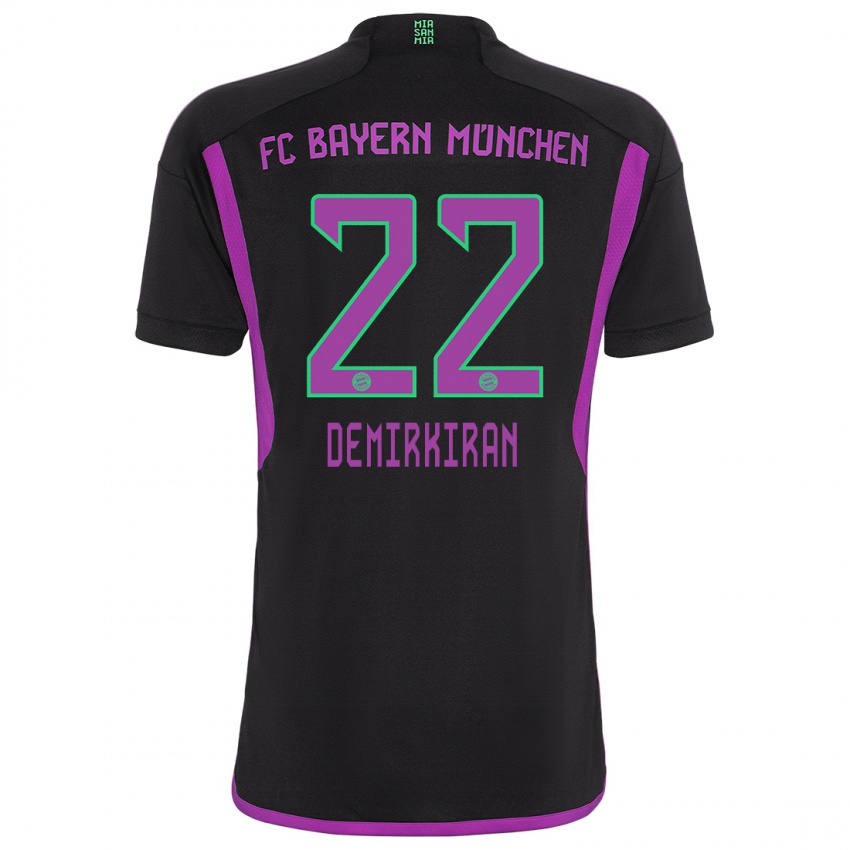 Niño Camiseta Ediz Demirkiran #22 Negro 2ª Equipación 2023/24 La Camisa Perú