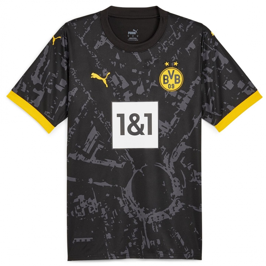 Niño Camiseta Nico Schlotterbeck #4 Negro 2ª Equipación 2023/24 La Camisa Perú