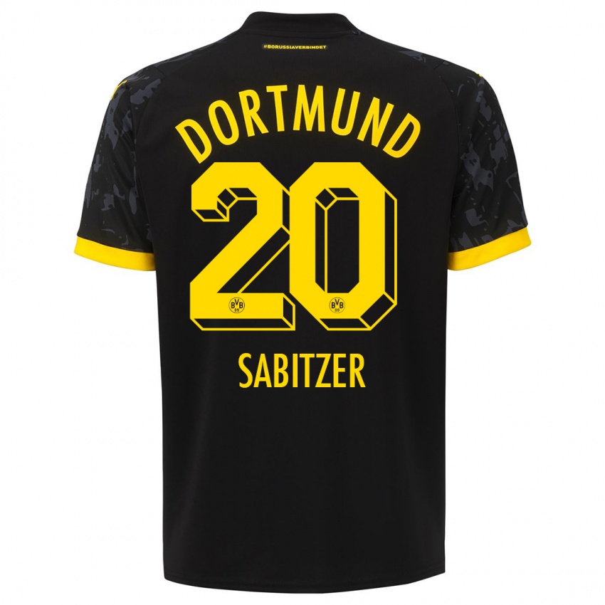 Niño Camiseta Marcel Sabitzer #20 Negro 2ª Equipación 2023/24 La Camisa Perú