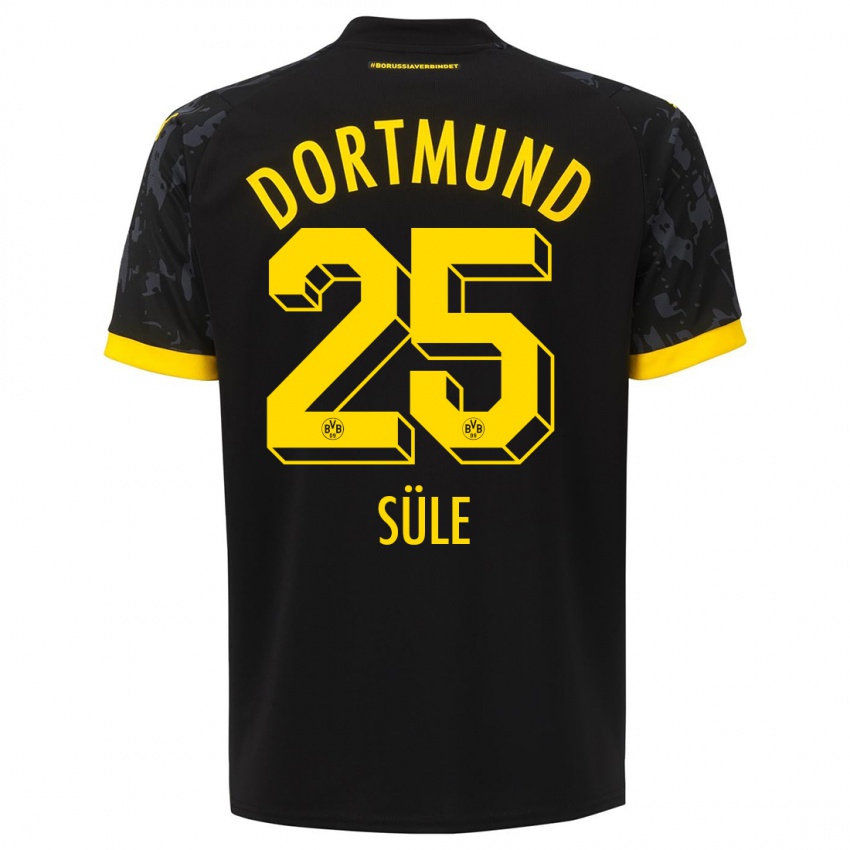 Niño Camiseta Niklas Sule #25 Negro 2ª Equipación 2023/24 La Camisa Perú