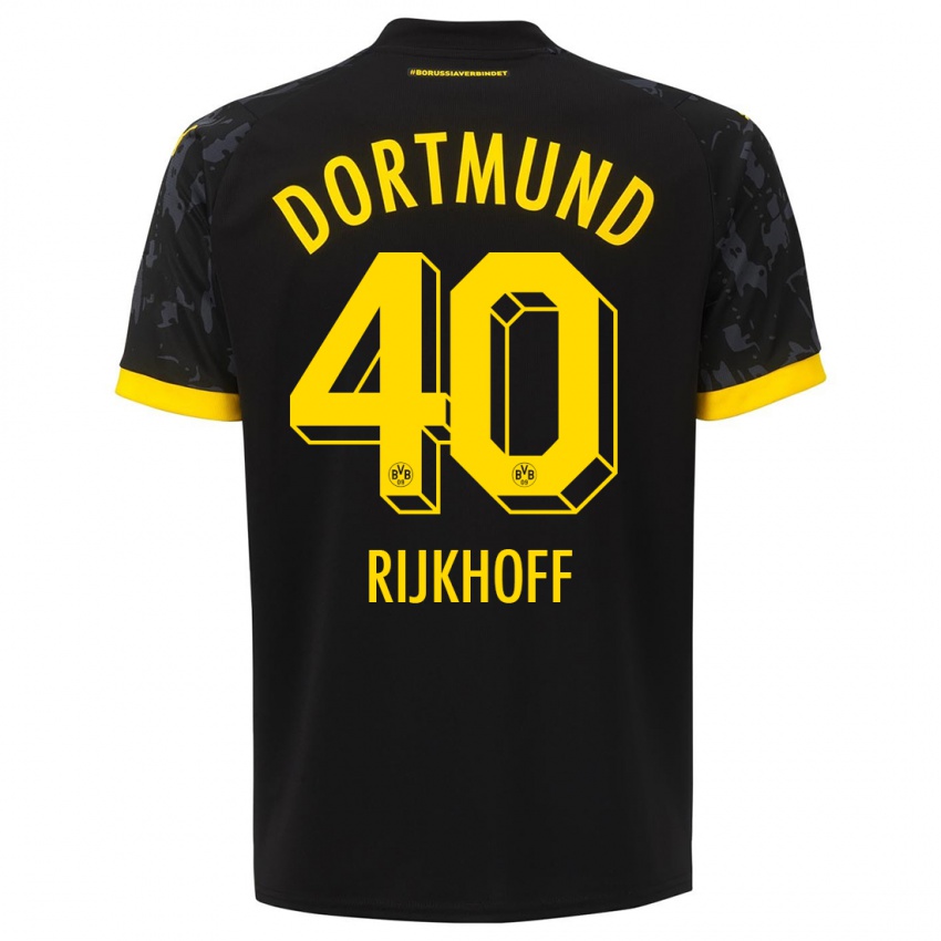 Niño Camiseta Julian Rijkhoff #40 Negro 2ª Equipación 2023/24 La Camisa Perú