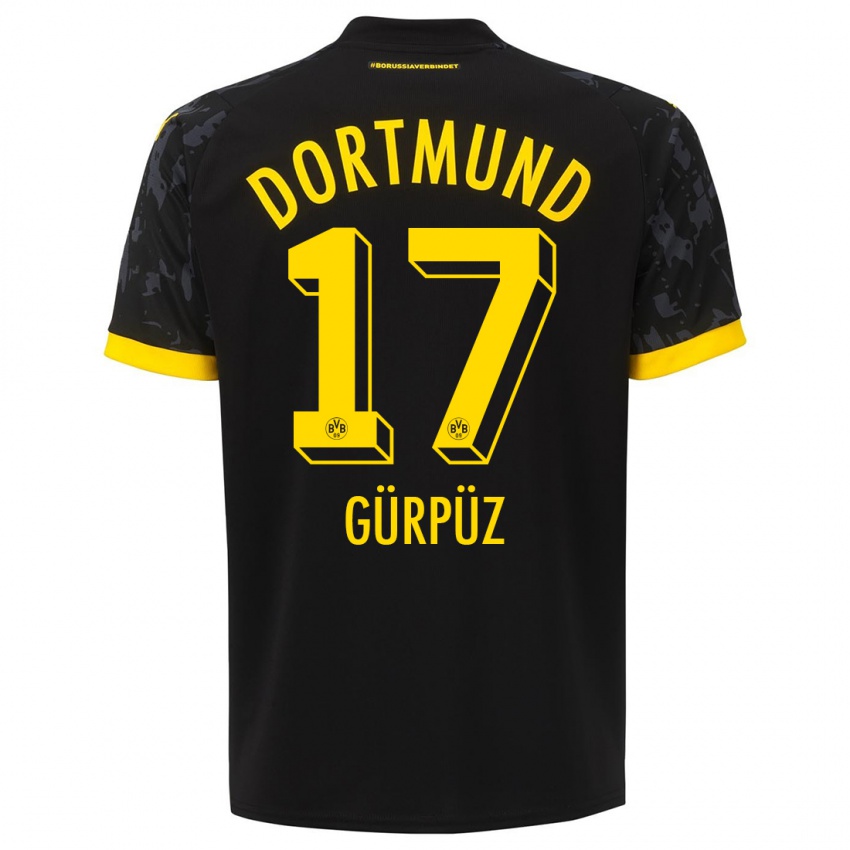 Niño Camiseta Gökdeniz Gürpüz #17 Negro 2ª Equipación 2023/24 La Camisa Perú