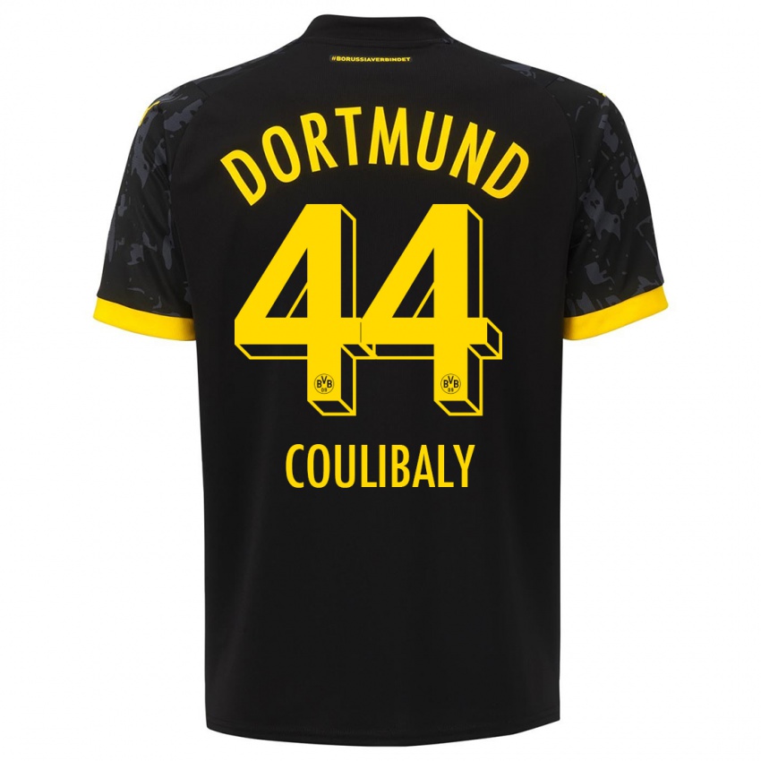 Niño Camiseta Soumaila Coulibaly #44 Negro 2ª Equipación 2023/24 La Camisa Perú