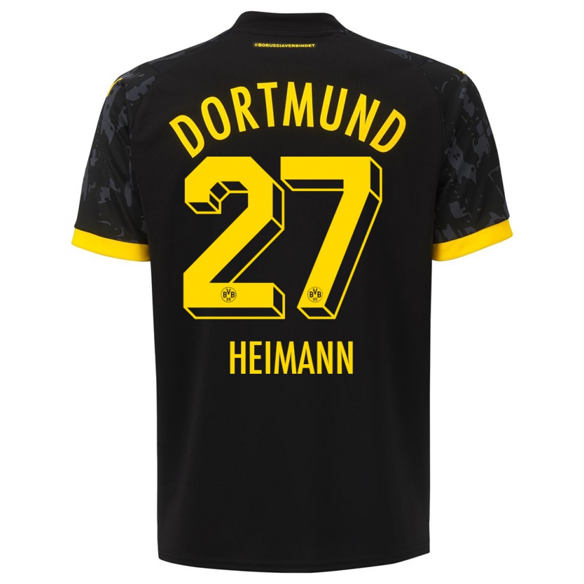 Niño Camiseta Wesley Heimann #27 Negro 2ª Equipación 2023/24 La Camisa Perú