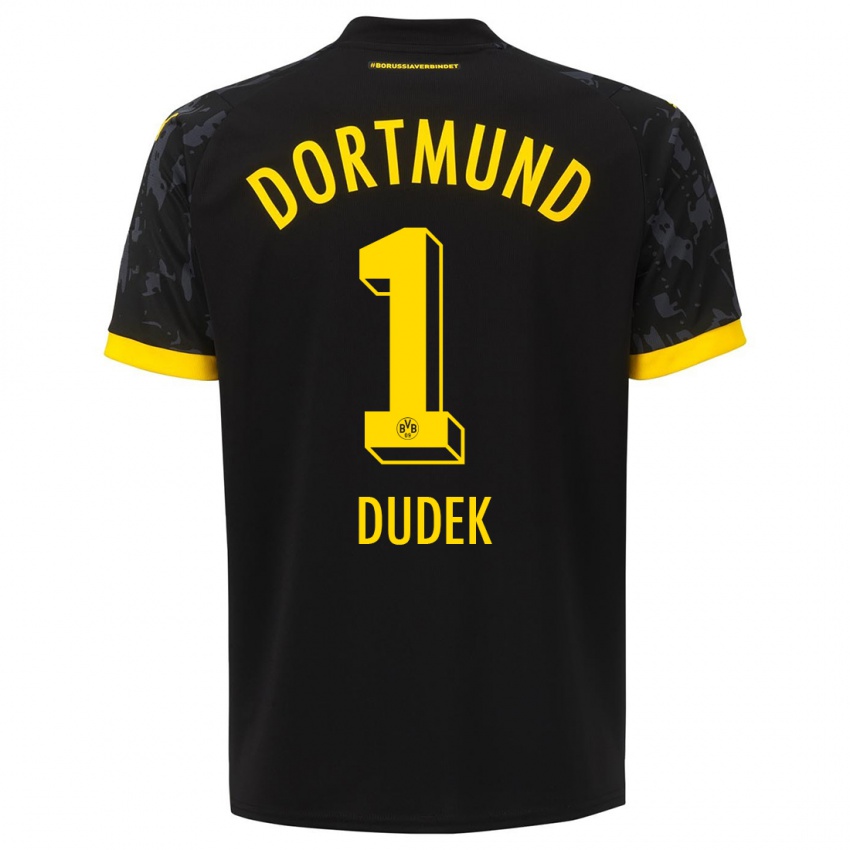 Niño Camiseta Daniel Dudek #1 Negro 2ª Equipación 2023/24 La Camisa Perú