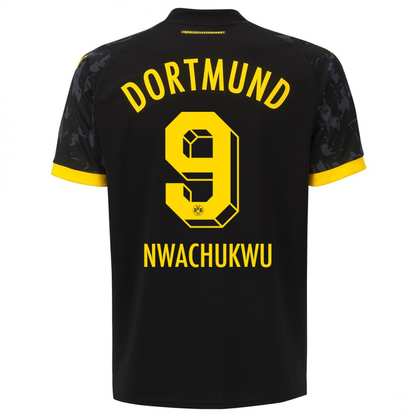 Niño Camiseta Isaak Nwachukwu #9 Negro 2ª Equipación 2023/24 La Camisa Perú