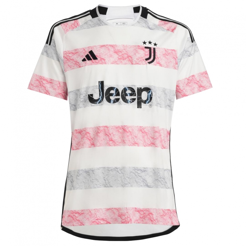 Niño Camiseta Mattia Perin #36 Blanco Rosa 2ª Equipación 2023/24 La Camisa Perú