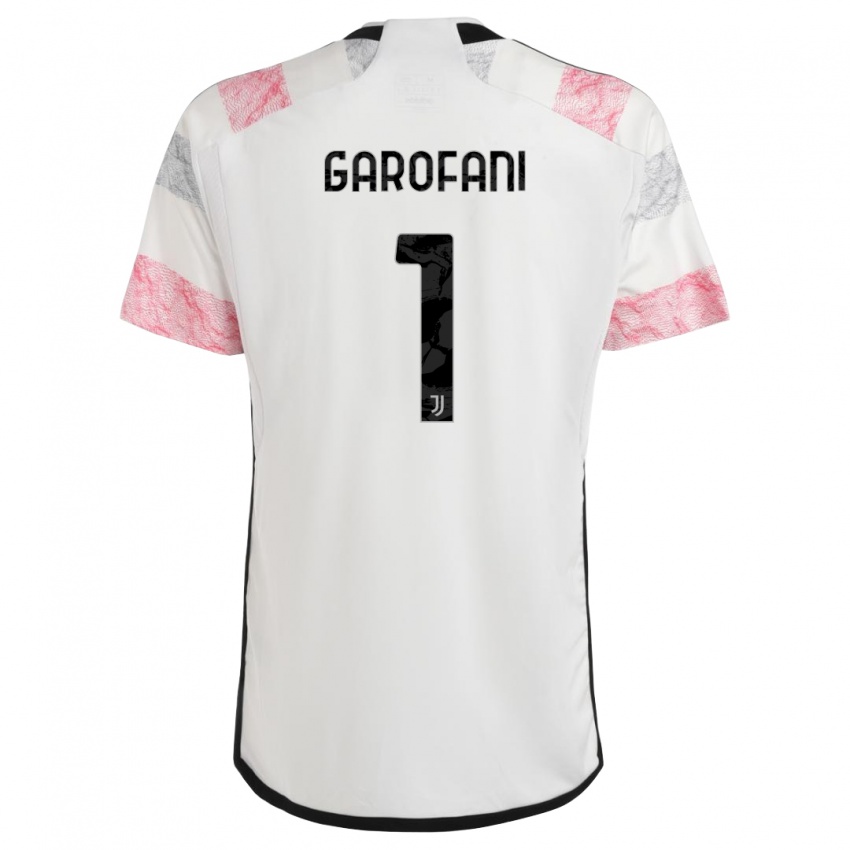 Niño Camiseta Giovanni Garofani #1 Blanco Rosa 2ª Equipación 2023/24 La Camisa Perú