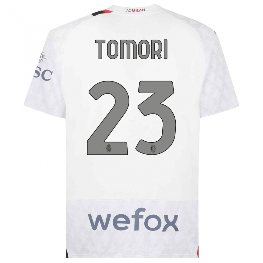 Niño Camiseta Fikayo Tomori #23 Blanco 2ª Equipación 2023/24 La Camisa Perú