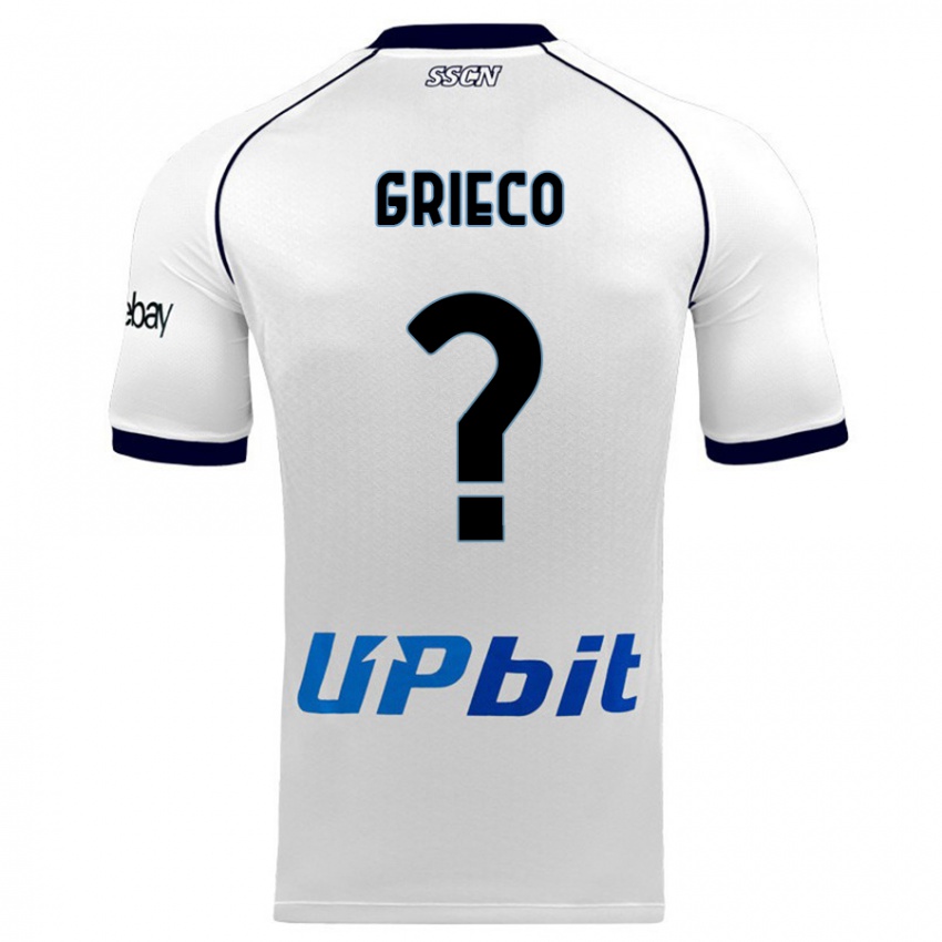 Niño Camiseta Alessandro Grieco #0 Blanco 2ª Equipación 2023/24 La Camisa Perú