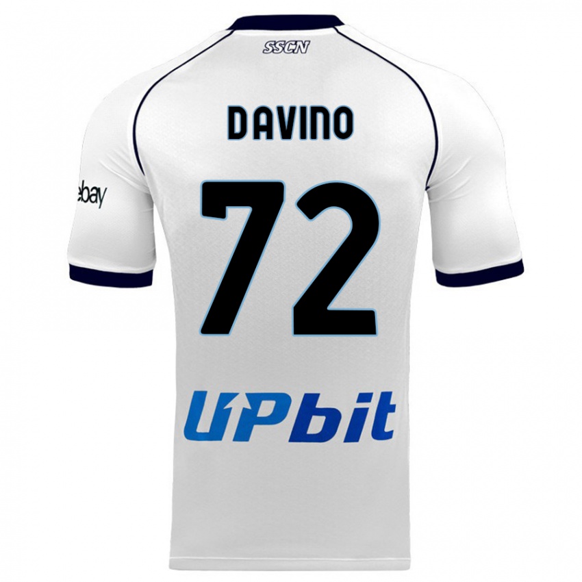 Niño Camiseta Luigi D'avino #72 Blanco 2ª Equipación 2023/24 La Camisa Perú