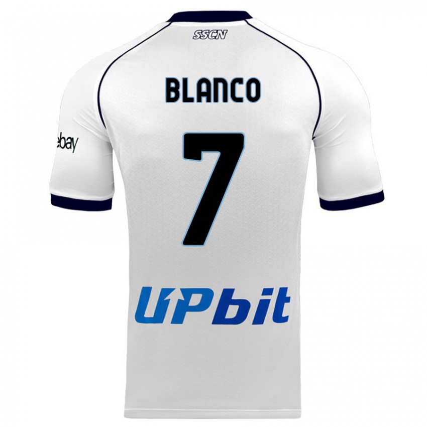 Niño Camiseta Gimena Blanco #7 Blanco 2ª Equipación 2023/24 La Camisa Perú