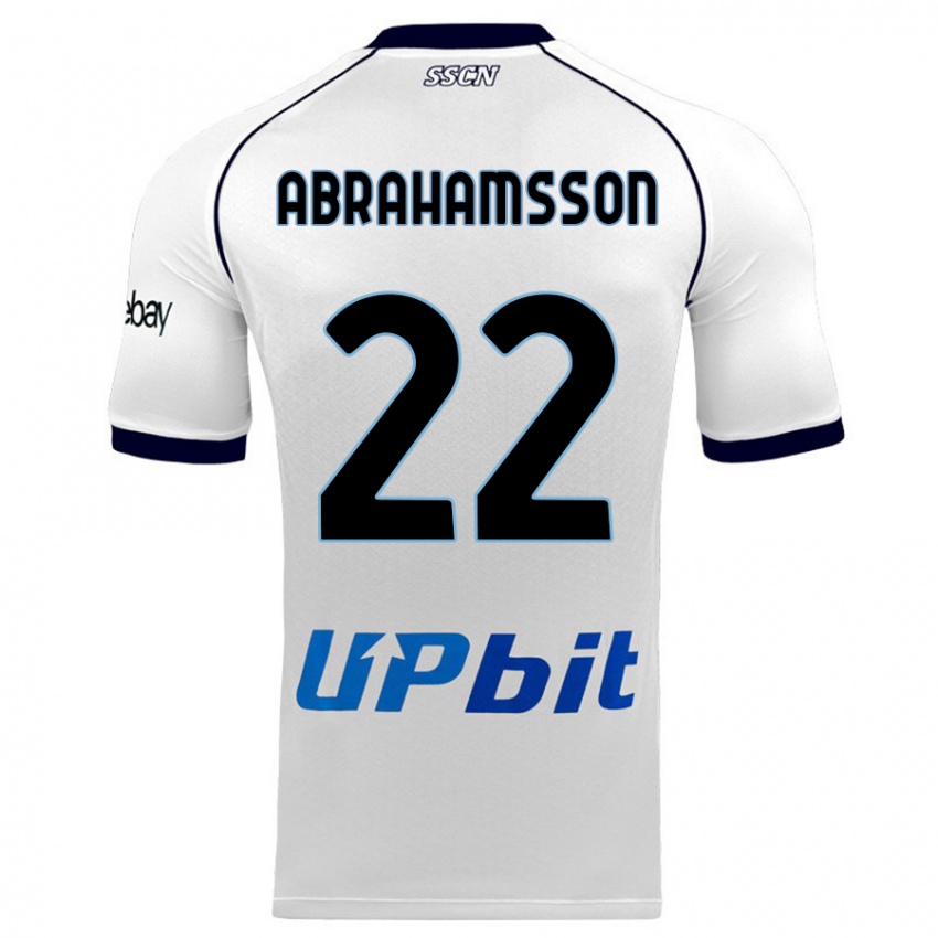 Niño Camiseta Sejde Abrahamsson #22 Blanco 2ª Equipación 2023/24 La Camisa Perú