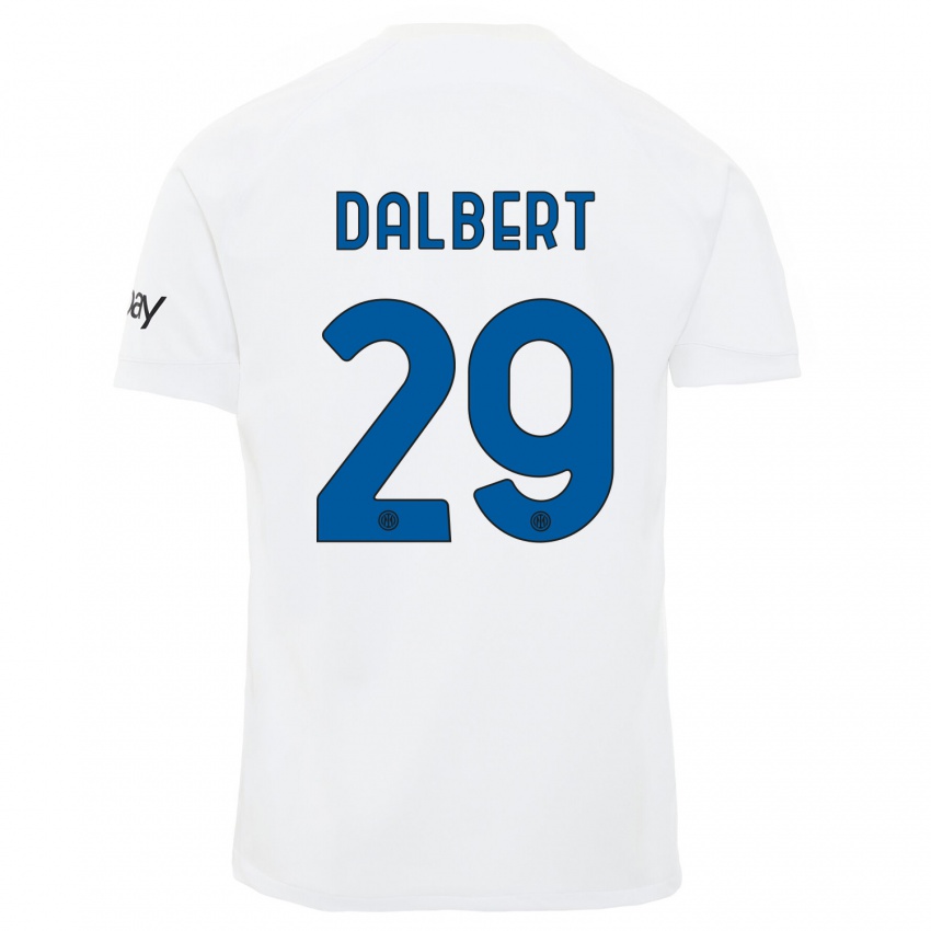 Niño Camiseta Dalbert #29 Blanco 2ª Equipación 2023/24 La Camisa Perú