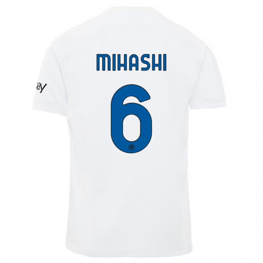 Niño Camiseta Mana Mihashi #6 Blanco 2ª Equipación 2023/24 La Camisa Perú