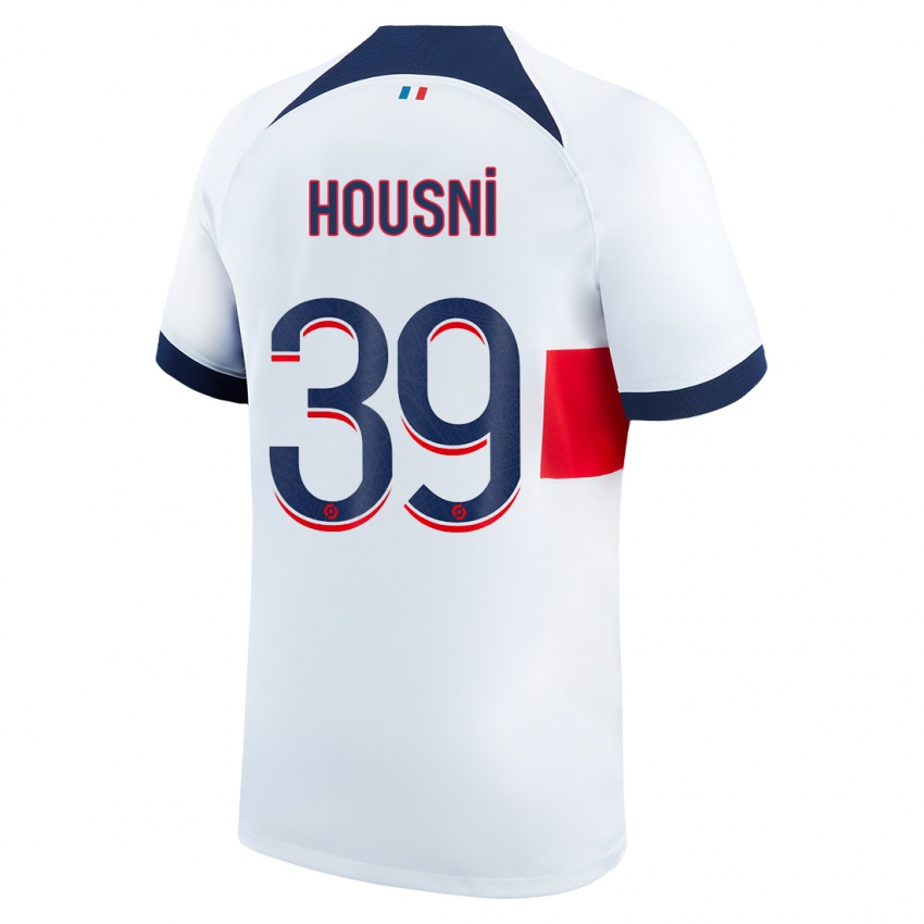 Niño Camiseta Ilyes Housni #39 Blanco 2ª Equipación 2023/24 La Camisa Perú