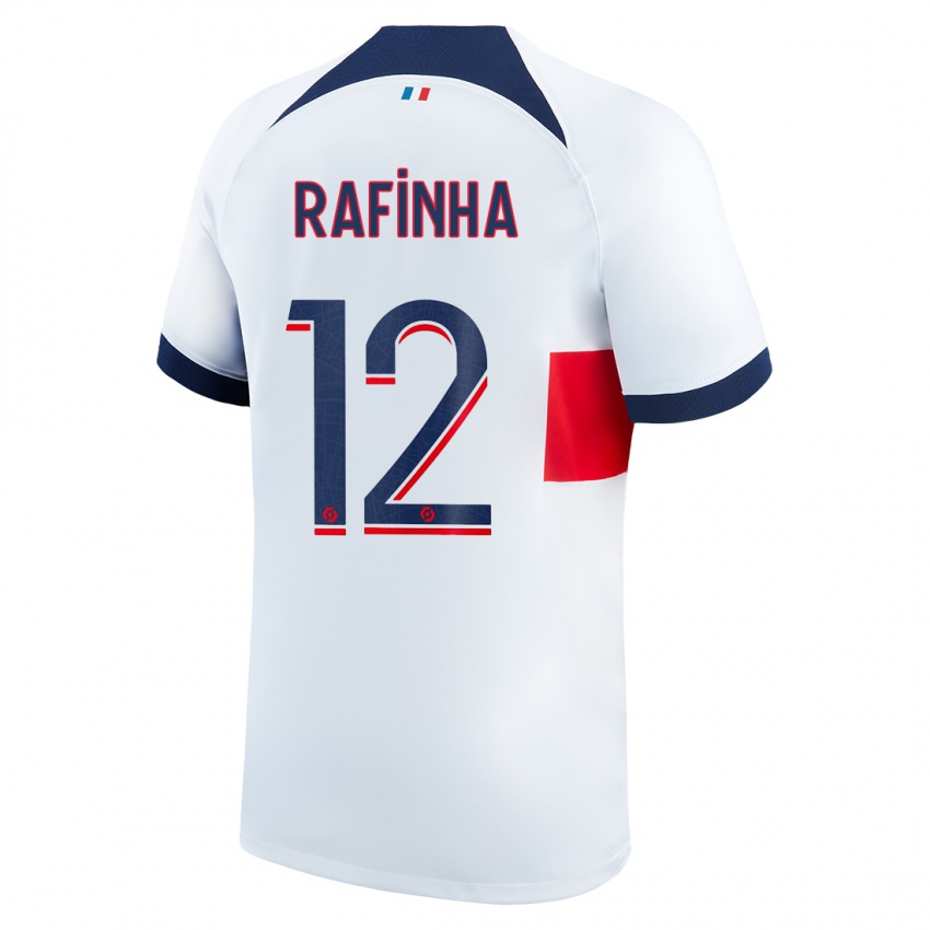 Niño Camiseta Rafinha #12 Blanco 2ª Equipación 2023/24 La Camisa Perú