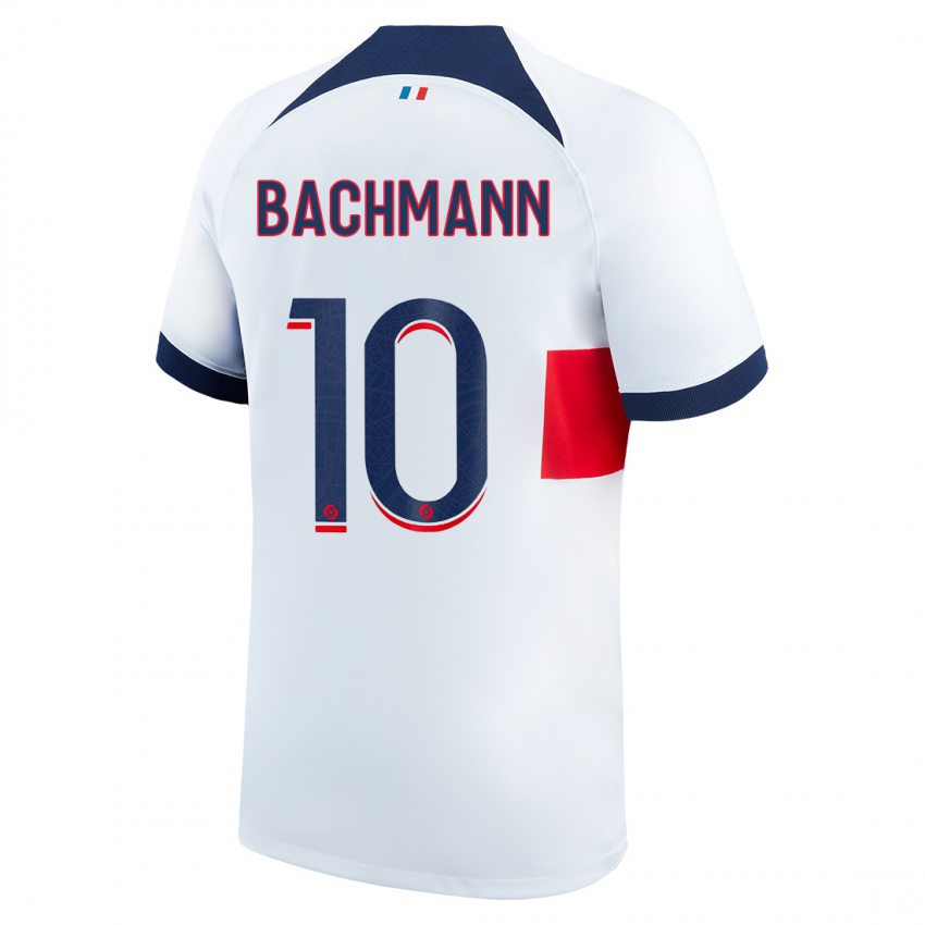 Niño Camiseta Ramona Bachmann #10 Blanco 2ª Equipación 2023/24 La Camisa Perú