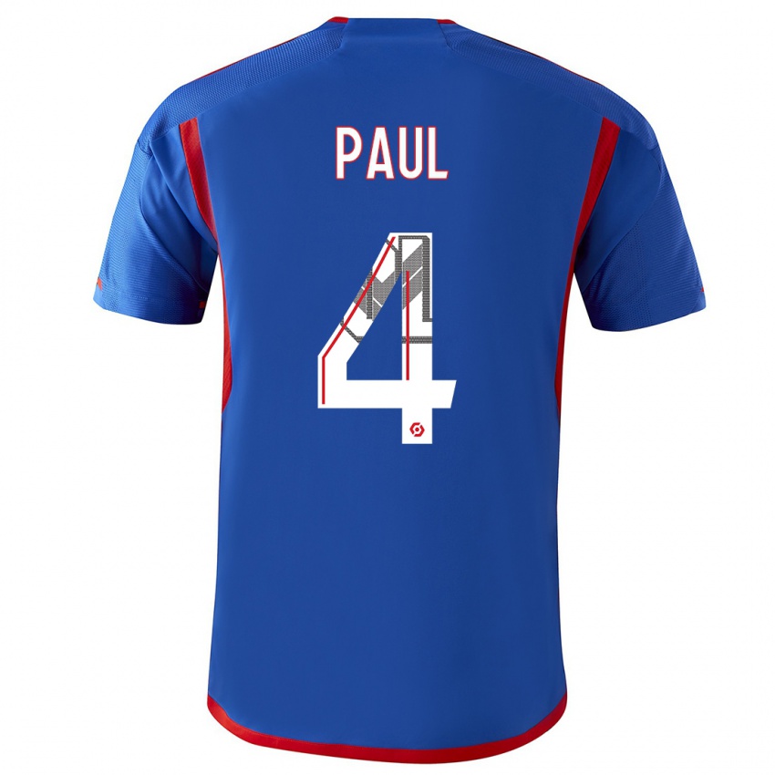 Niño Camiseta Paul Akouokou #0 Azul Rojo 2ª Equipación 2023/24 La Camisa Perú