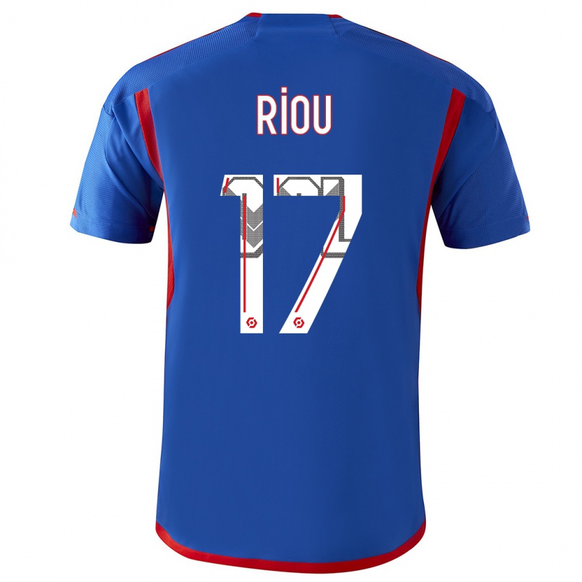 Niño Camiseta Remy Riou #17 Azul Rojo 2ª Equipación 2023/24 La Camisa Perú