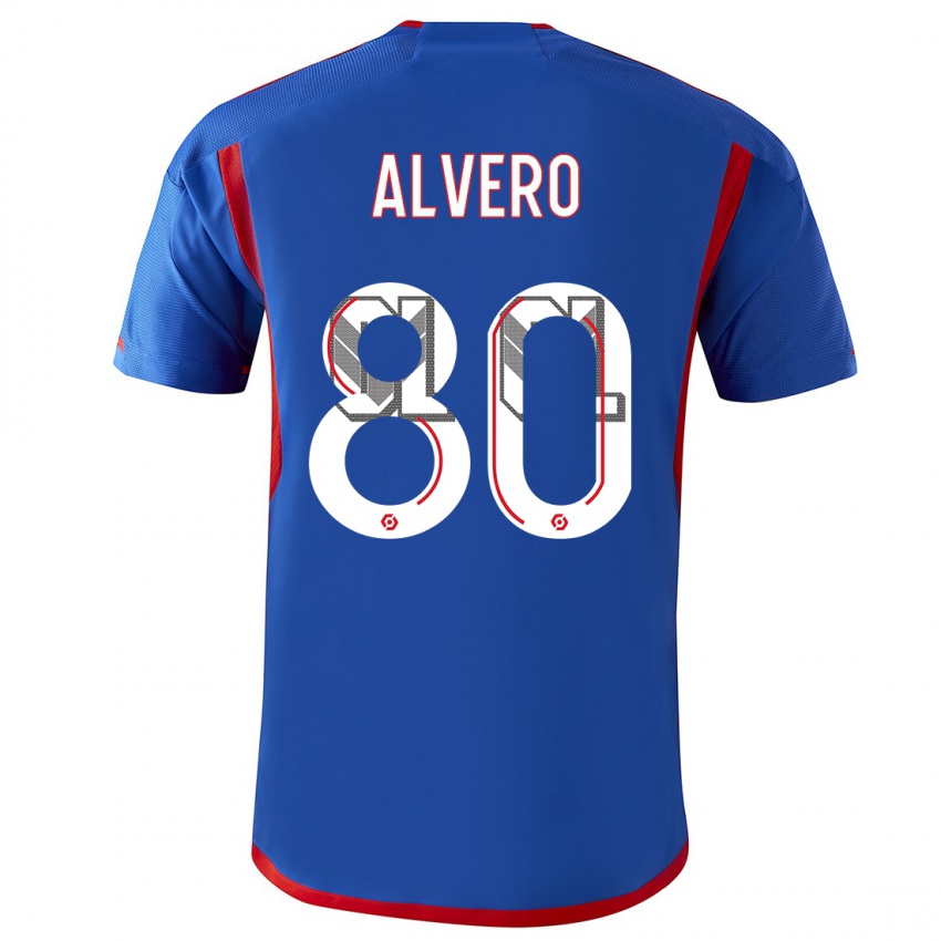 Niño Camiseta Skelly Alvero #80 Azul Rojo 2ª Equipación 2023/24 La Camisa Perú