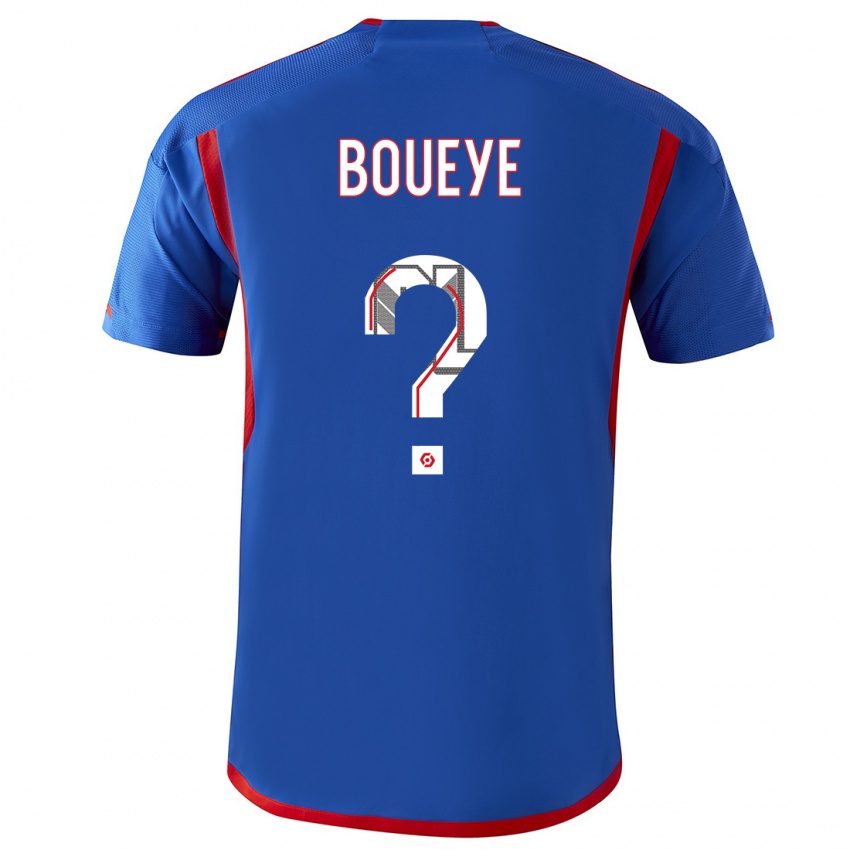 Niño Camiseta Philippe Boueye #0 Azul Rojo 2ª Equipación 2023/24 La Camisa Perú