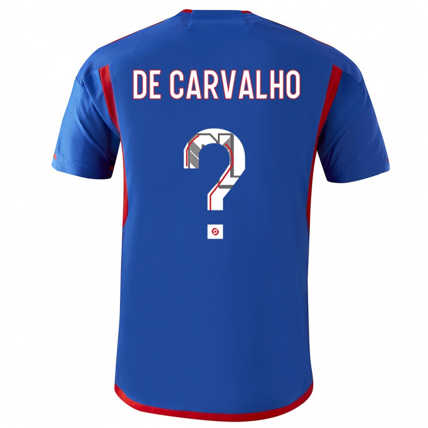 Niño Camiseta Mathys De Carvalho #0 Azul Rojo 2ª Equipación 2023/24 La Camisa Perú