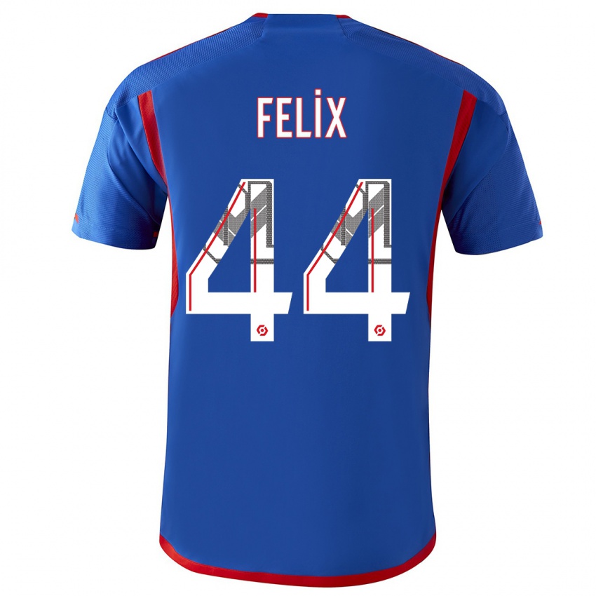 Niño Camiseta Marley Felix #44 Azul Rojo 2ª Equipación 2023/24 La Camisa Perú