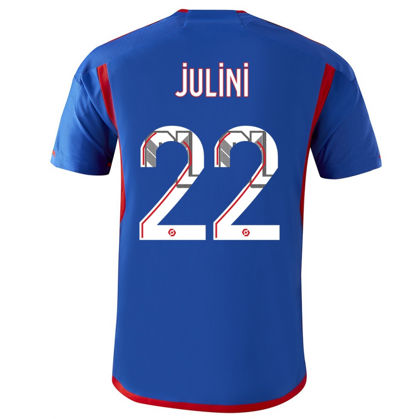 Niño Camiseta Sally Julini #22 Azul Rojo 2ª Equipación 2023/24 La Camisa Perú