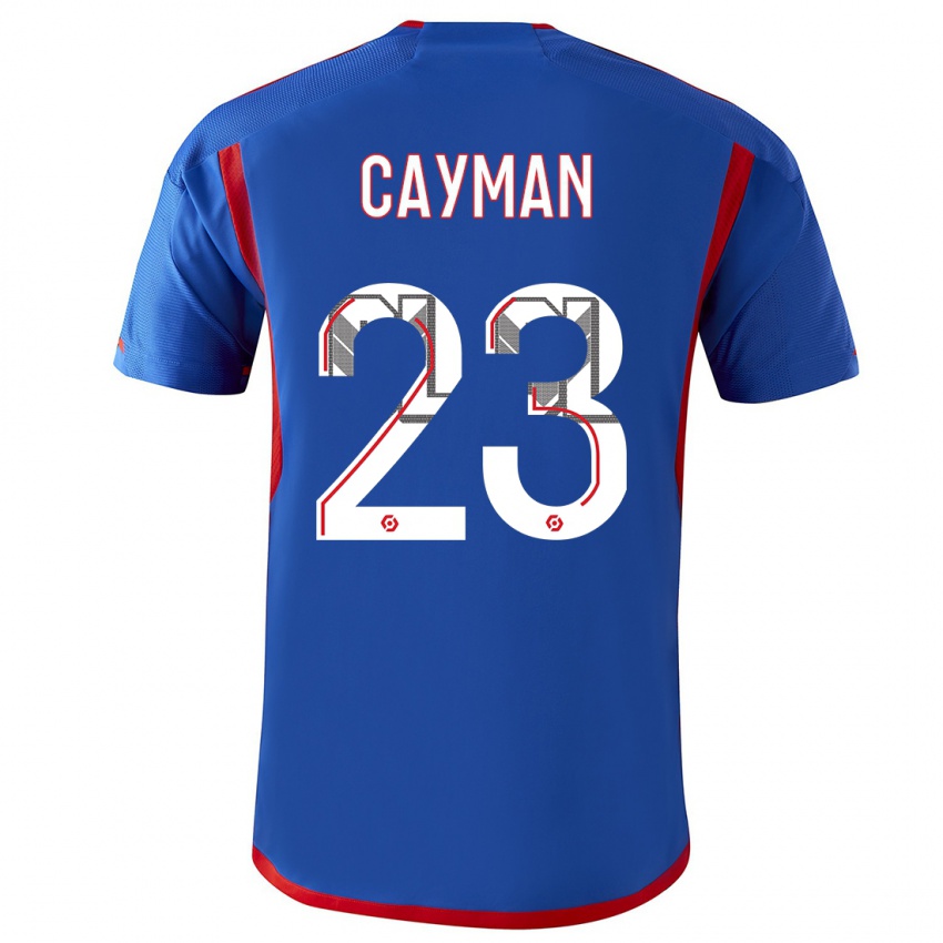 Niño Camiseta Janice Cayman #23 Azul Rojo 2ª Equipación 2023/24 La Camisa Perú