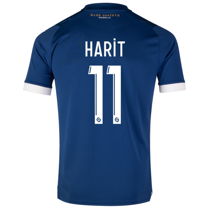 Niño Camiseta Amine Harit #11 Azul Oscuro 2ª Equipación 2023/24 La Camisa Perú