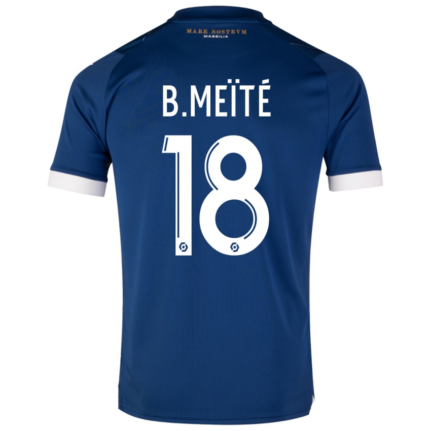 Niño Camiseta Bamo Meïté #18 Azul Oscuro 2ª Equipación 2023/24 La Camisa Perú