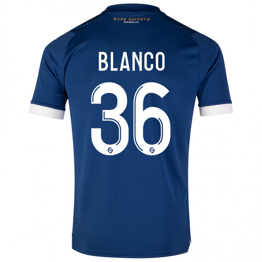 Niño Camiseta Ruben Blanco #36 Azul Oscuro 2ª Equipación 2023/24 La Camisa Perú