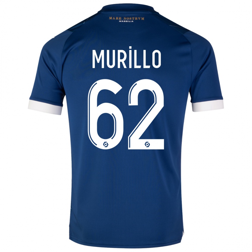 Niño Camiseta Amir Murillo #62 Azul Oscuro 2ª Equipación 2023/24 La Camisa Perú