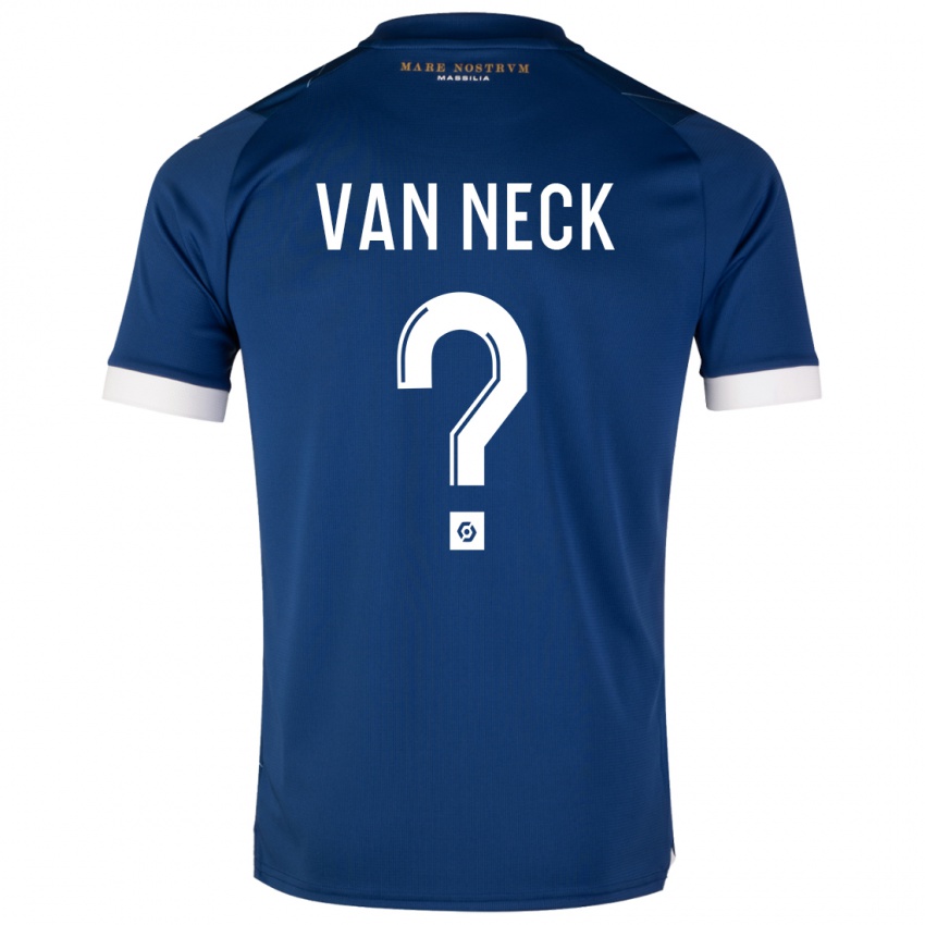 Niño Camiseta Jelle Van Neck #0 Azul Oscuro 2ª Equipación 2023/24 La Camisa Perú