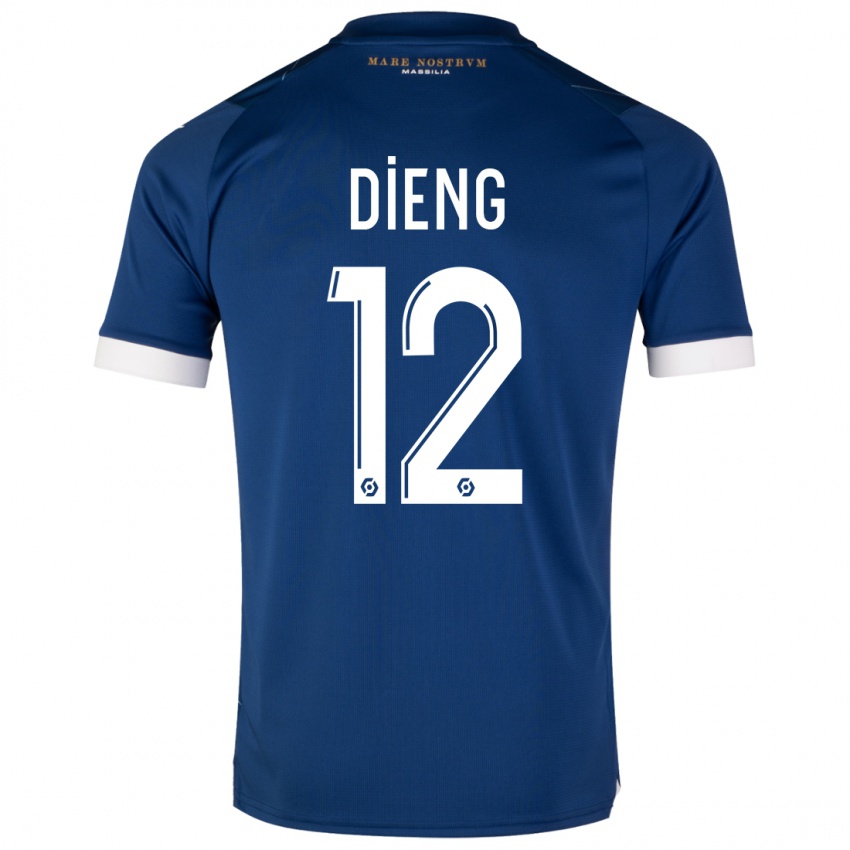 Niño Camiseta Bamba Dieng #12 Azul Oscuro 2ª Equipación 2023/24 La Camisa Perú