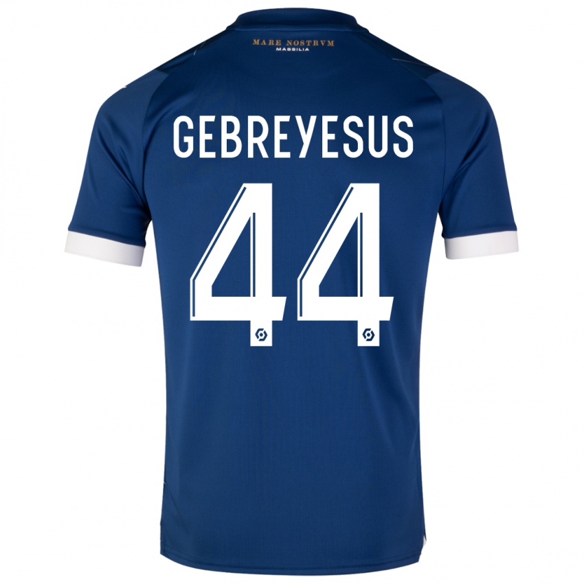 Niño Camiseta Esey Gebreyesus #44 Azul Oscuro 2ª Equipación 2023/24 La Camisa Perú