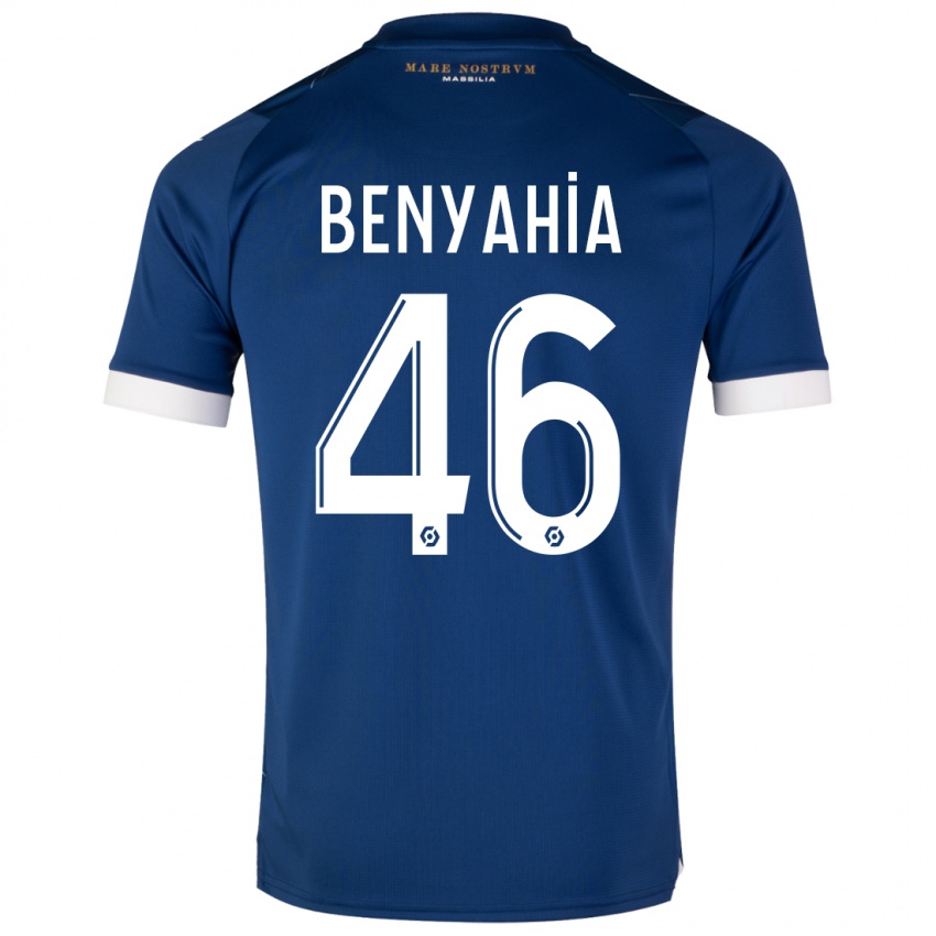 Niño Camiseta Aylan Benyahia-Tani #46 Azul Oscuro 2ª Equipación 2023/24 La Camisa Perú