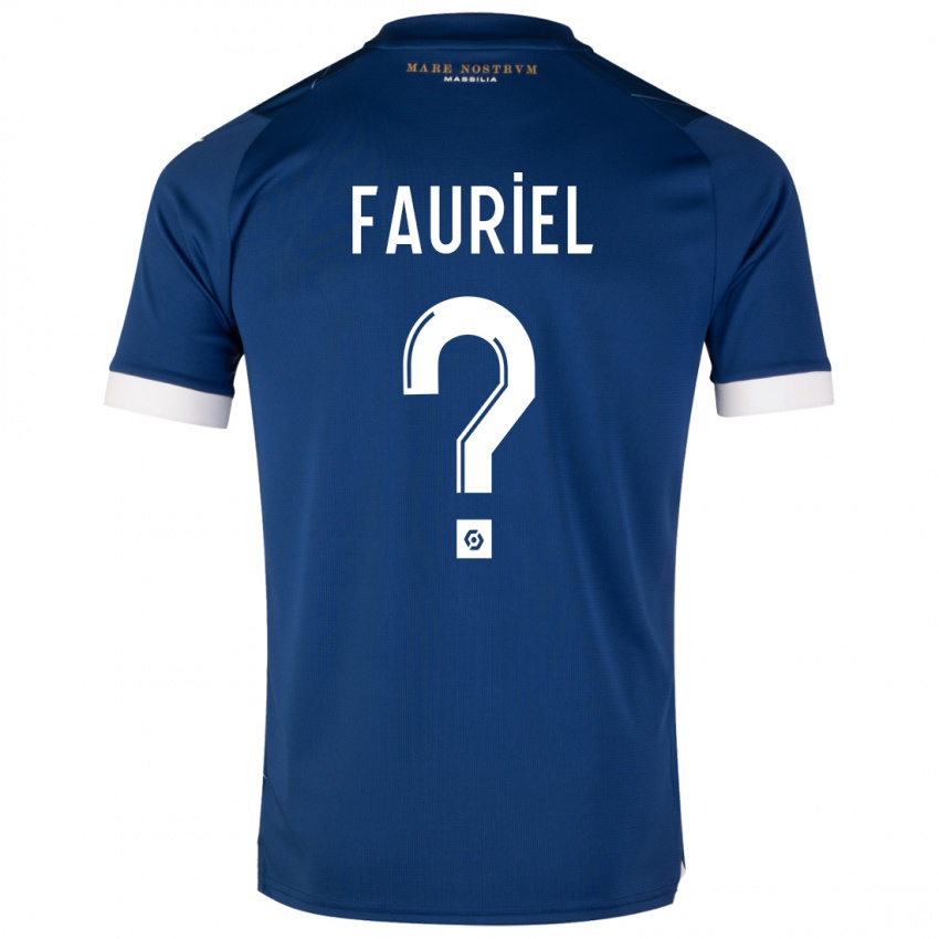 Niño Camiseta Lois Fauriel #0 Azul Oscuro 2ª Equipación 2023/24 La Camisa Perú