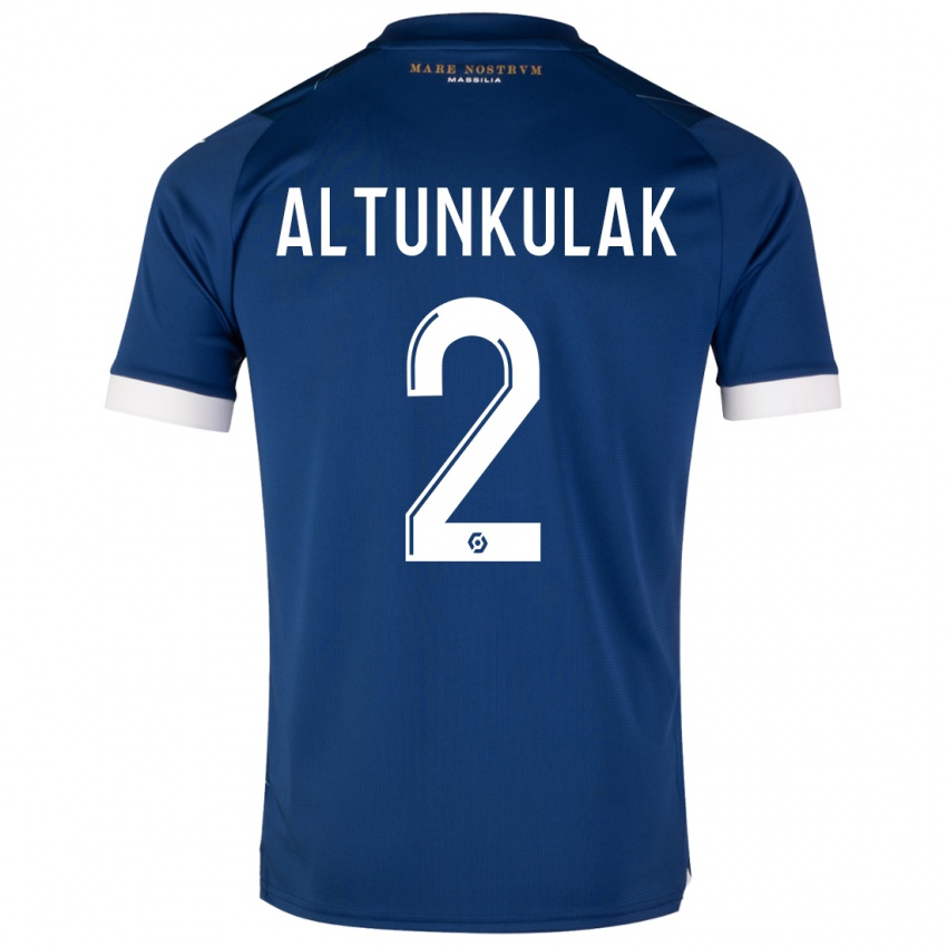 Niño Camiseta Selen Altunkulak #2 Azul Oscuro 2ª Equipación 2023/24 La Camisa Perú