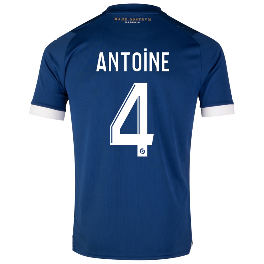 Niño Camiseta Maud Antoine #4 Azul Oscuro 2ª Equipación 2023/24 La Camisa Perú