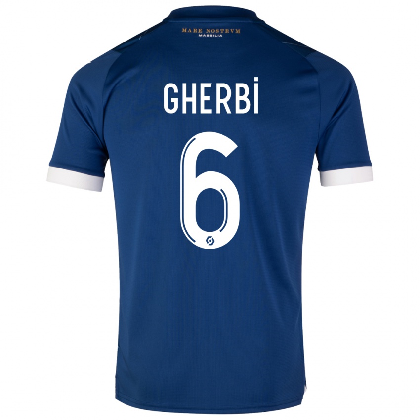 Niño Camiseta Candice Gherbi #6 Azul Oscuro 2ª Equipación 2023/24 La Camisa Perú