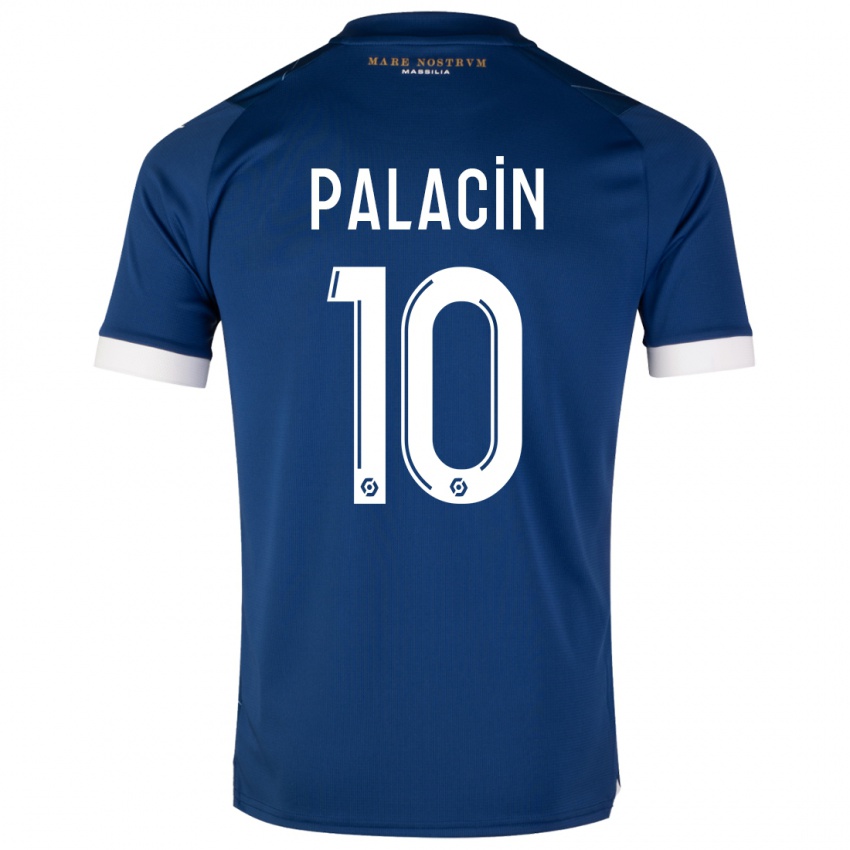 Niño Camiseta Sara Palacin #10 Azul Oscuro 2ª Equipación 2023/24 La Camisa Perú