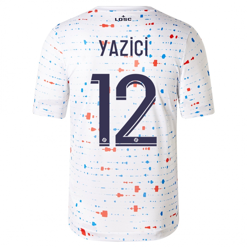 Niño Camiseta Yusuf Yazici #12 Blanco 2ª Equipación 2023/24 La Camisa Perú